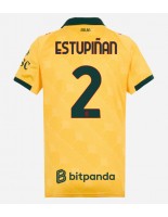 AC Milan Pervis Estupinan #2 Tredjedrakt Dame 2025-26 Korte ermer